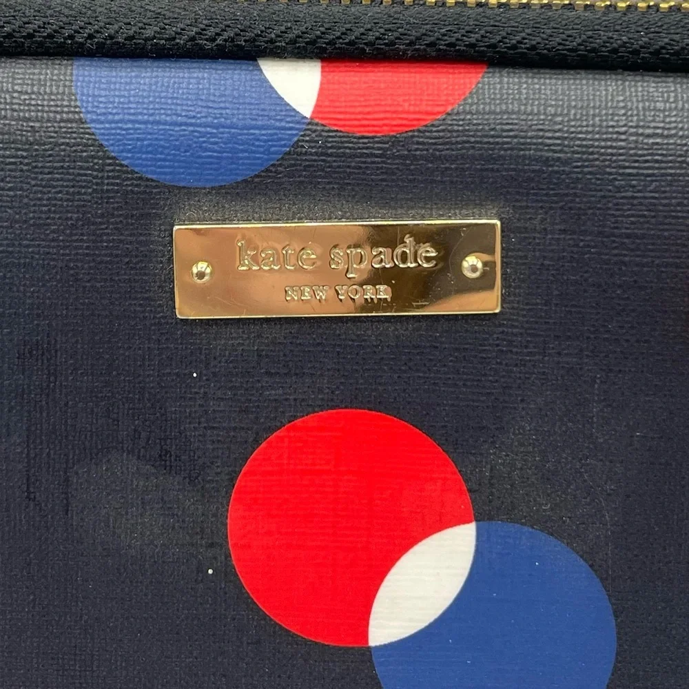 Kate Spade Navy and Red Polka Dot Case